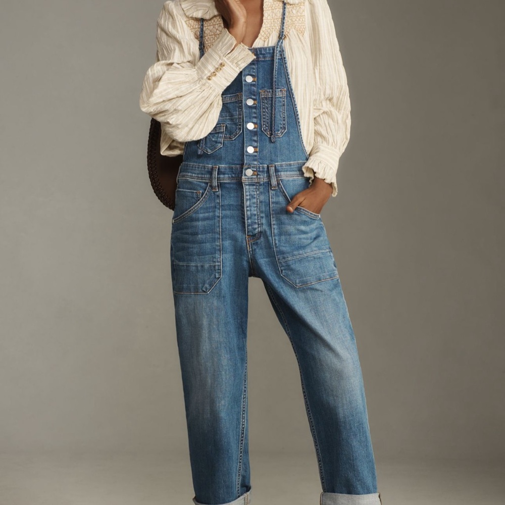 Anthropologie Pilcro Painter Denim Overalls